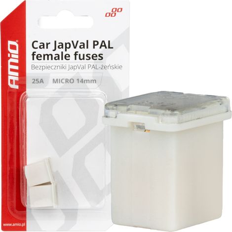 Japval PAL Kfz-Sicherungen (weiblich), 2 Stück, 25 A, amio-03452 (1/3)
