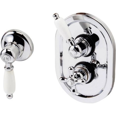 galindo grifo baño-ducha termostática empotrable retro cromo 40047400 (1/2)