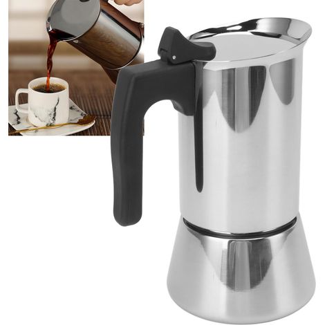 Tragbare Moka-Kaffeemaschine im europäischen Stil, 6 Tassen (300 ml). (1/5)