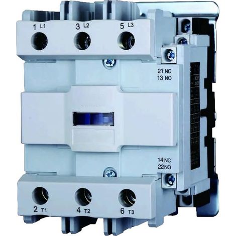 gloca Contattore AC 220V 50/60Hz Bobina 3P 3 Poli Normalmente Aperto Ue 380V (Ie 95 Ampere) (1/4)