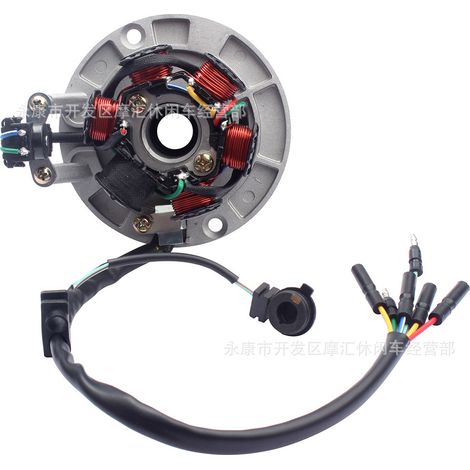 Démarreur à pied Lifan Yinxiang compatible moto 140CC 150CC 160CC bobine stator de magnéto (1/5)