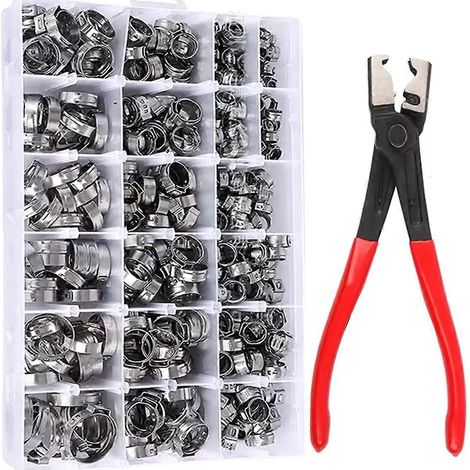 130 verstellbare Flügelclips aus Edelstahl (1/5)