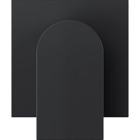 Couvercle pour connecteur fibre optique double noir mat Simon 360 (1/5)