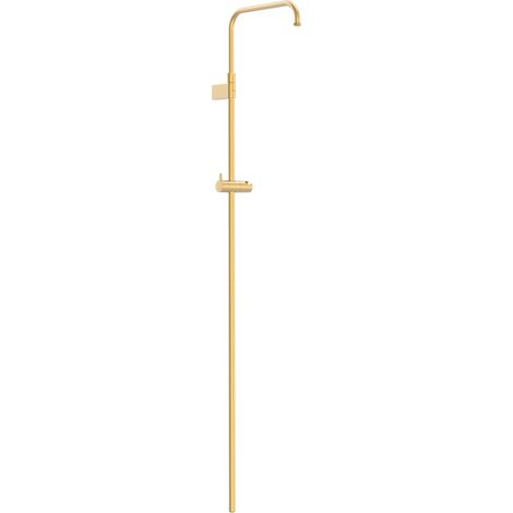 TRES 03464501OM OVER-WALL Barra de Ducha Telescópica Adaptable a Grifo Termostático Mural con Conexión Compatible Oro Mate 24K - ref: 03464501OM