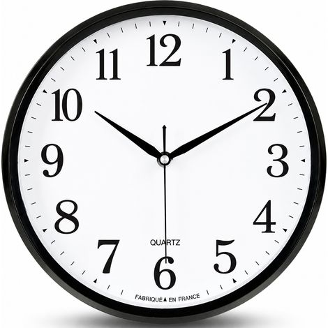 Horloge murale ronde bleue 10 pouces 26 cm à quartz silencieux bleu 10 26cm 1 g – Livraison gratuite (1/5)