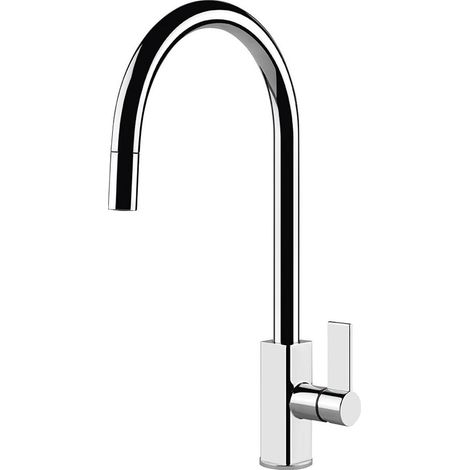 Smeg MRMG4DCR rubinetto Cromo Made in Italy. Colore del prodotto: Cromo, Controllo del flusso d'acqua: Leva sanitaria, Numero di rubinetti/leve: Singolo. Altezza (max): 41 cm, Distanza diffusore de... (1/2)