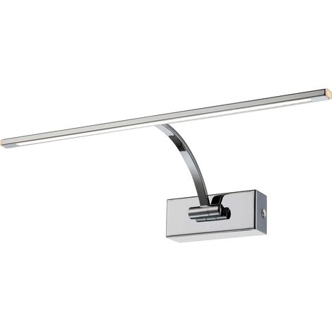 Barcelona LED – 8W verstellbare LED-Wandleuchte – 2700K warmes Licht – Chrom-Design für Bilderleuchten – Einfache Installation mit mitgeliefertem Treiber