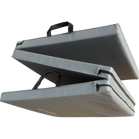 Tappetino da ginnastica pieghevole in 3 pezzi, dimensioni 180 x 60 x 5 cm. (1/5)