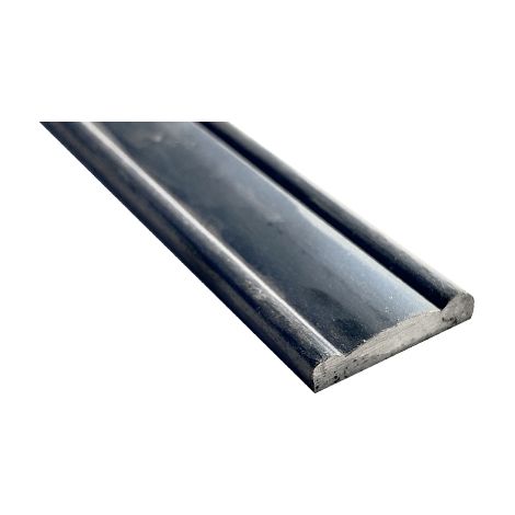 Deco Fer Forge – Main courante en fer forgé 3m – Largeur 40mm, épaisseur 8mm – À souder, finition brute pour garde-corps intérieur/extérieur