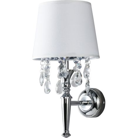 Lámpara de pared Vigo 1 E14 luz blanca Prestige LP-0412/1W WH (1/3)