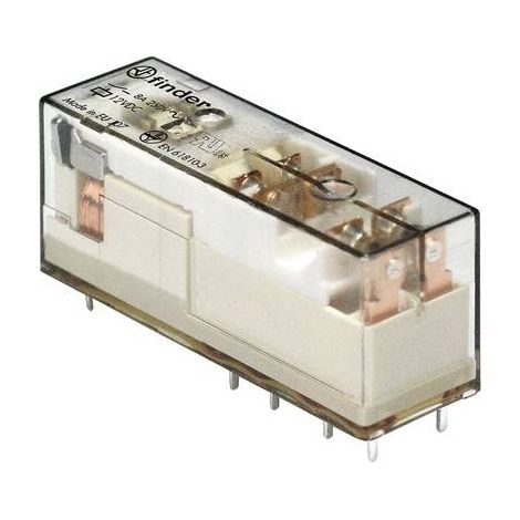 Finder 50.14.9.012.4220 Relais pour circuits imprimés 12 V/DC 8 A 2 NF (R), 2 NO (T) 1 pc(s) Y521903 (1/2)