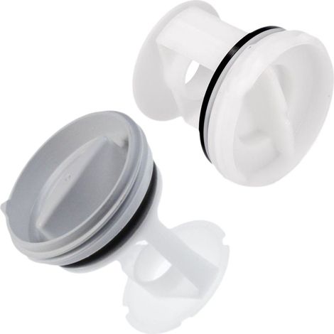 Juego de 2 tapones de filtro de desagüe 484000000966, 00635377 WHIRLPOOL