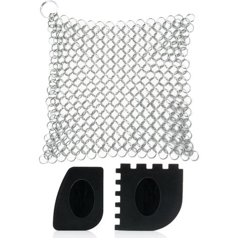 BBQ-Toro Set de limpieza de 3 piezas para olla holandesa