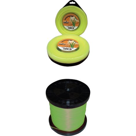 bobine de fil en nylon pour dA broussailleuse section ronde mm 3x230 mt de dentelle