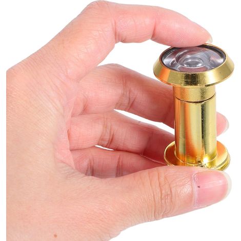 Visionneuse de Porte en Alliage de Zinc avec Angle de Vue Large 220 Degrés et Couvercle Anti-buée pour Portes de Maison et Bureaux, Diamètre 16 Mm (1/5)