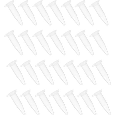 Lot de 100 Tubes à Essai pour Centrifugeuse de 1,5 Ml en Pp Bouchons, Tubes pour Analyse Sanguine et Détermination de Plasma en Laboratoire (1/5)