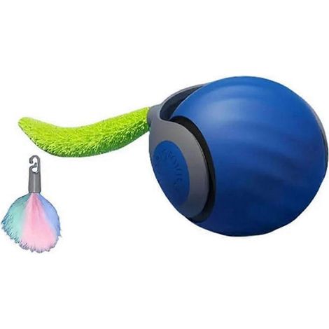 Interaktiver Katzenball für drinnen, automatisches Haustierspielzeug mit Bewegung, A (1/5)