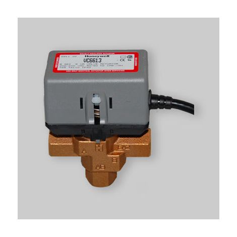 Vanne de Zone pour Eau Chaude Sanitaire 3 Voies 1" Kvs 7.7 Micro Spdt (1/2)