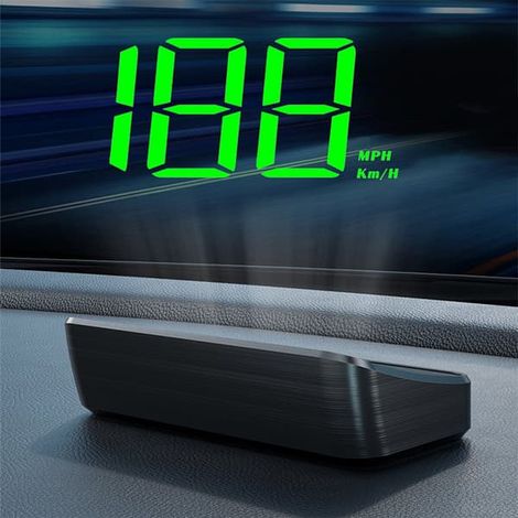 Accessoires électroniques pour voiture, compteur de vitesse numérique, affichage tête haute GPS (km/h), projecteur de pare-brise, affichage vert du compteur de vitesse.
