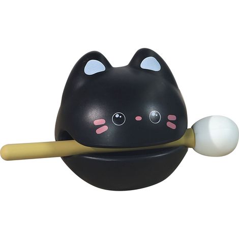 Bloc de Bois Poisson en Résine Instrument de Percussion Zen Décoration Bureau Anti-Stress 105x68x60mm (1/5)