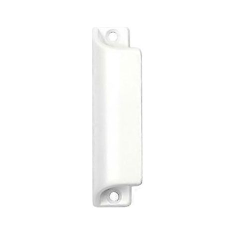 Balkontür 90 x 20 mm Geeignet für Balkone und Terrassen Balkongriff Wetterfester Balkongriff mit Schrauben Weißes Aluminium (1/5)