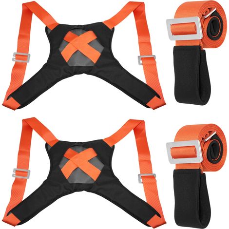 Tragegurte Umzug 2 Personen, Transportgurt, Hebegurt, Umzugshelfer, Tragehilfe, Hebeband, Multifunktionaler Gurte für Materialtransport, Möbeltragegurt Ergonomischen, Möbeltragegurte (1/5)