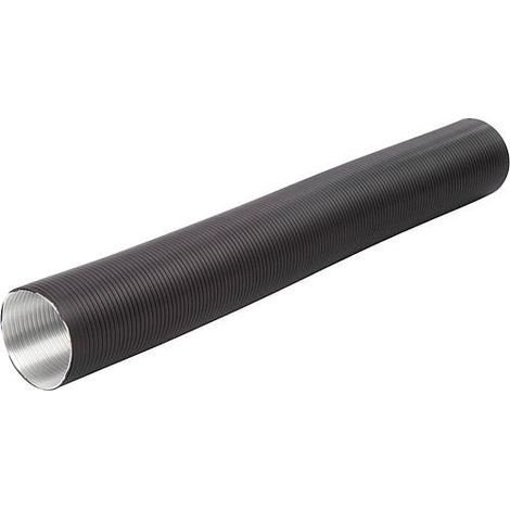 Conduit flexible en aluminium noir - 1,5 m 100 mm