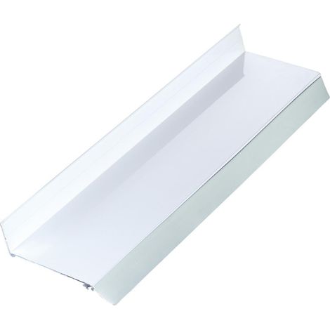 Alu-Wandanschlußprofil 120mm 2050mm, pressblank, m.Dichtung