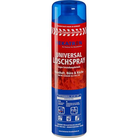 Hekatron Schaumfeuerlöschspray 600 ml Brandklasse: A, B, F Inhalt 1 St.