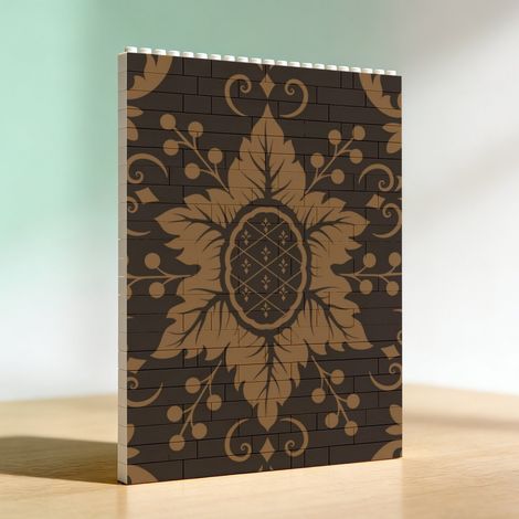 Cadre artistique en briques pour adultes, cadeau d’anniversaire (1/5)