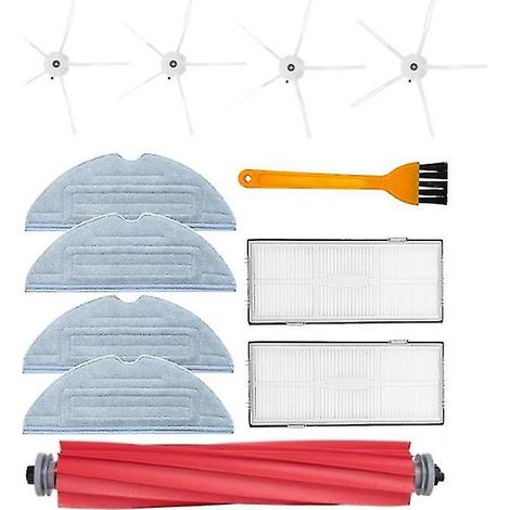 Brosse latérale principale, chiffon de nettoyage avec filtre HEPA pour Xiaomi Roborock S7 T7plus (1/4)