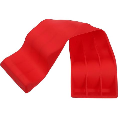 1 support à bouteilles de vin en silicone pliable, style créatif, pour vin rouge et cola.-29X7.5X1.5CM-Red (1/4)