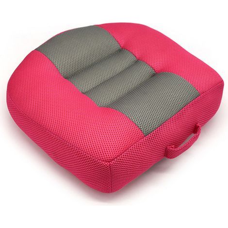 ZDETGU Coussin de Siège D'appoint de Voiture Coussin de Siège de Voiture Coussin de Siège Auto Booster pour Une Meilleure visibilité et Un Soutien de la Posture Portable Léger avec Design (Rosé). (1/5)
