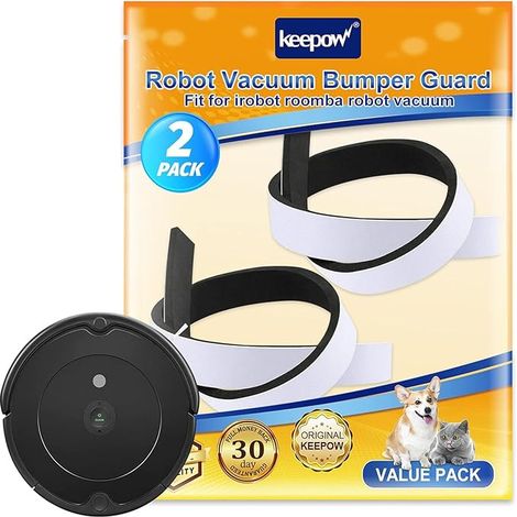 Pare-Chocs pour 960,691,895,390t - A4s, V5s Aspirateur Robot - Robot Aspirateur- Botvac Connecté D5,DC02 etc-Lot de 2 Noir(540 mm X 20 mm x 5 mm) (1/5)
