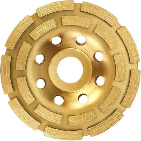 Diamant meule, diamant à meuler béton, 115 mm x 22.2 mm pour béton, plâtre, granit, résine, colles à carrelage, pierre naturelle, etc. (1/5)