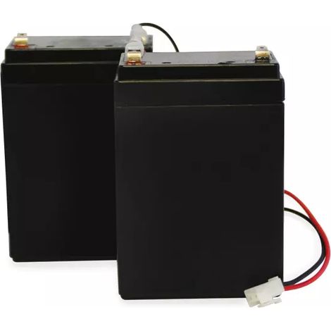 Scs Sentinel – Kit de 2 batteries de secours 12/24V 2.2Ah – Rechargeables pour automatisme de portail – Câbles 30 cm inclus – Compatible carte CB100