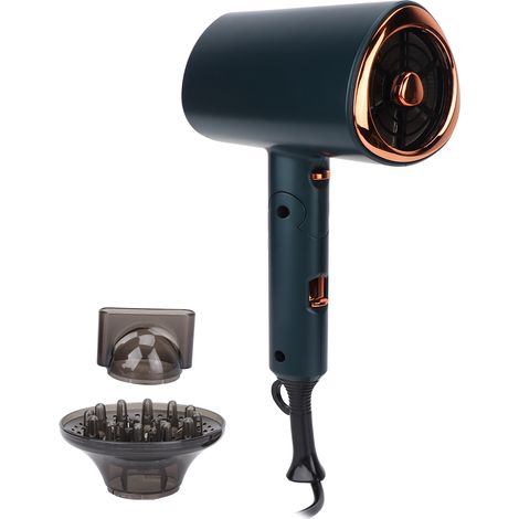 Sèche-cheveux de voyage pliable 1800W, séchage rapide, puissant et compact, prise européenne 220V, idéal pour déplacements (1/5)