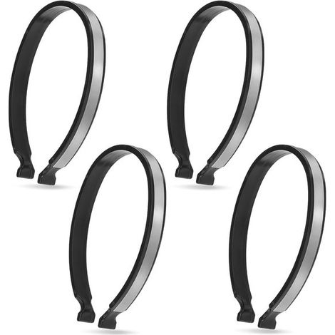 Juego de 4 reflectores para ropa de ciclismo，clips elásticos para pantalones para mayor seguridad (1/5)