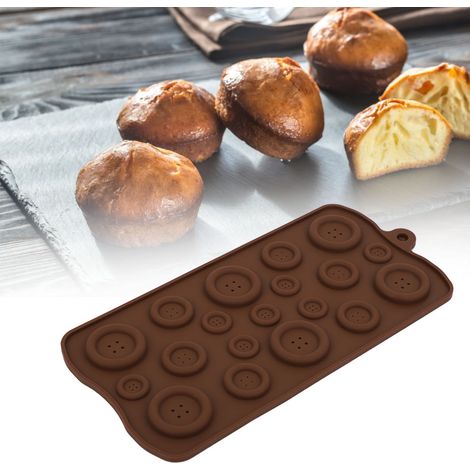 Moule à gâteau en chocolat en forme de bouton, en silicone, pour gâteaux de fête. Moule en silicone en forme de lèvres. Outil de pâtisserie idéal pour les fêtes. (1/5)