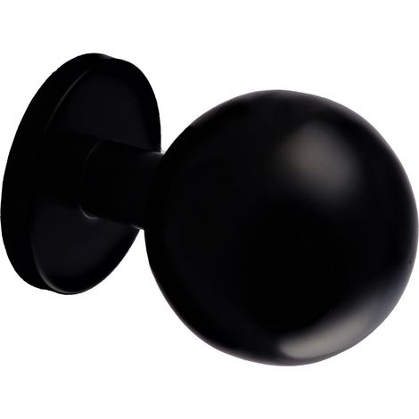 Bouton de Tirage Boule 76 mm KLOSE besser Noir Epoxy
