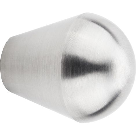 Möbelknopf DURHAM Ø 15 mm Höhe 30 mm Edelstahl gebürstet Knaufgriff Küchenknopf (1/4)