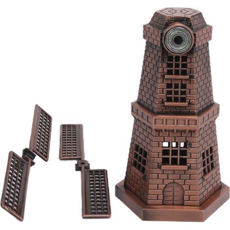 Windmühlen-Dekoration im Retro-Stil aus roter Bronze – handgefertigte Miniatur für Bar und Restaurant (1/5)
