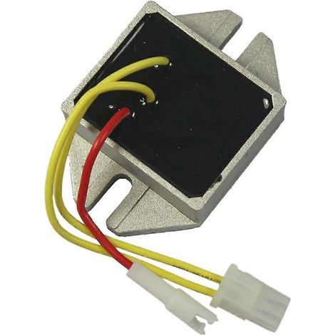 [LCS]Briggs & Stratton Spannungsregler 12V Serie-Typ 14,4V Kit, ersetzt 393374, 394890 u. a., Aluminiumgrau (1/5)
