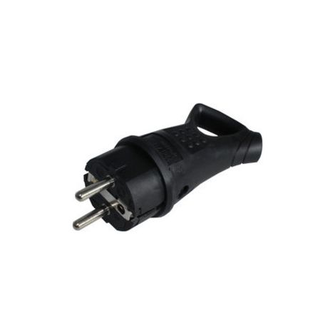 Schuko-Buchse für elektrische Antennenstecker Gummi-Finger schwarz 16a Dh 36.046/d