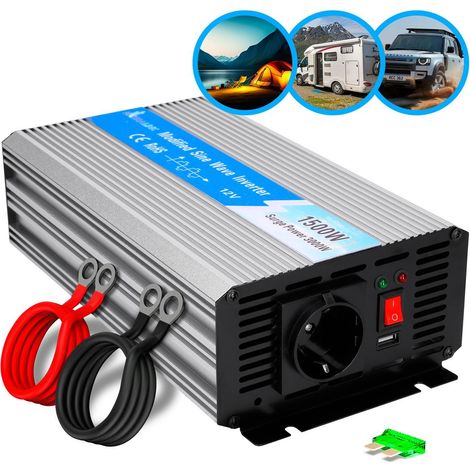 Extralink OPIP 1500W Spannungswandler 12V 230V
