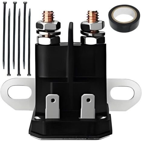 Pair 725-04439 Relais de Démarreur AM138068 pour MTD LT3812 pour Cub Cadet GT1054 LT1040 pour John Deere Tondeuse Autoportée, solenoide 12v Tracteur Tondeuse (1/5)
