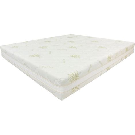 Materasso 80x190 CM sfoderabile MAGIC24 in memory tessuto Aloe Vera (1/2)