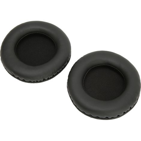 Coussinets d'oreille en mousse à mémoire et cuir synthétique, rembourrage universel de rechange pour casque 100mm. (1/5)