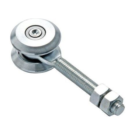 CARRELLO SCORREVOLE 2C COMUNELLO - ZINCATO 2 RUOTE CON CUSCINETTO D.MM 44+PERNO 12 MA- 2 pezzi