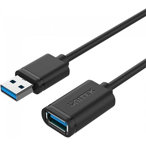 Cable de extensión Unitek Y-C457GBK USB 3.0 AM-AF de 1,0 m
